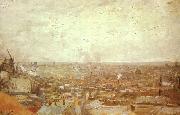 Vincent Van Gogh Blick vom Montmartre Germany oil painting artist